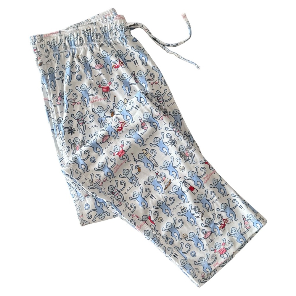 Roller Rabbit Blue and Pink Pajama Set - Picture 4 of 7